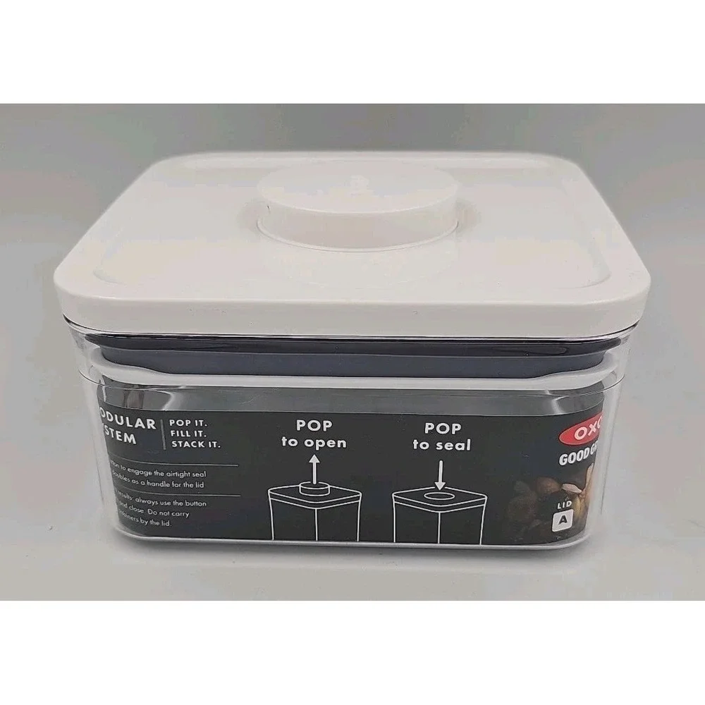 OXO Good Grips POP Container - Airtight Food Storage - Small Square Short 1.1 Qt
